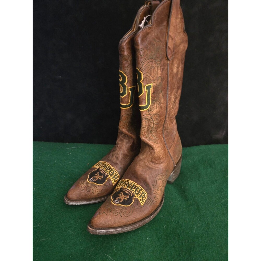 Gameday Baylor Womens Brown 7.5 Leather Boots